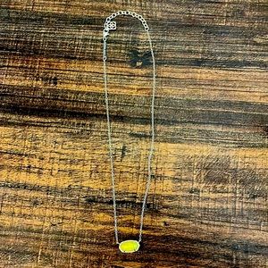 Kendra Scott Yellow Elisa Necklace
